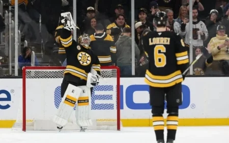 Bruins Shine at Olympic Break: Goalies, Power Play Elevate Their Game