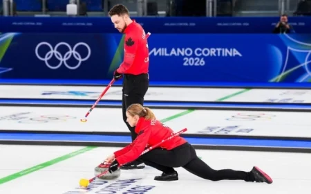 Team Canada Excels in Milano Cortina 2026 Mixed Doubles Curling Opener