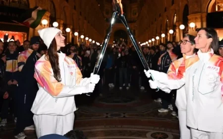 Olympic Torch Relay to Light Up Milan Before February 6th Finale
