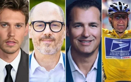 Austin Butler Stars as Lance Armstrong in Edward Berger’s New Movie