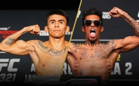 UFC Fight Night: Bautista vs Oliveira – Official Weigh-In Results