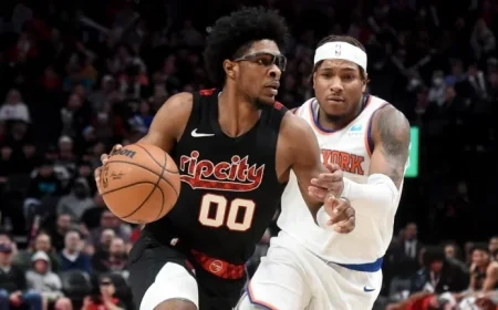 Blazers’ Scoot Henderson Debuts This Season Against Grizzlies