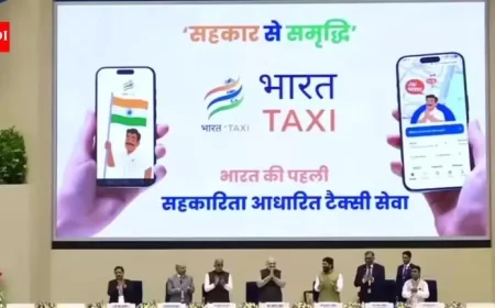 Amit Shah Launches Bharat Taxi, Nationwide Rollout in Three Years