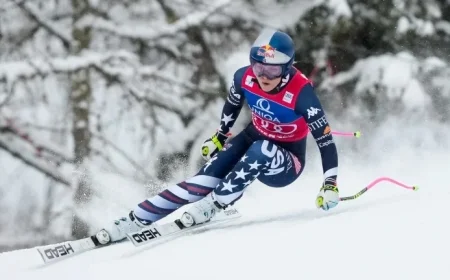 Lindsey Vonn Triumphs in Downhill Training Post-ACL Tear