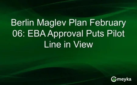 EBA Approves Berlin Maglev Plan, Pilot Line Launches February