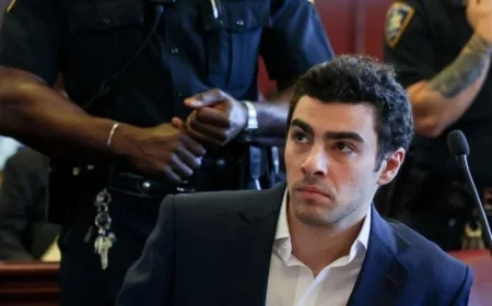 Judge Schedules Luigi Mangione’s State Murder Trial for June 8; Mangione Protests