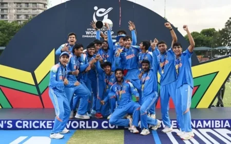 ENG19 vs IND19: Final Cricket Scorecard from Harare, February 6, 2026