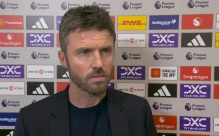 Michael Carrick Clarifies Benjamin Sesko’s Role in Man United vs Fulham
