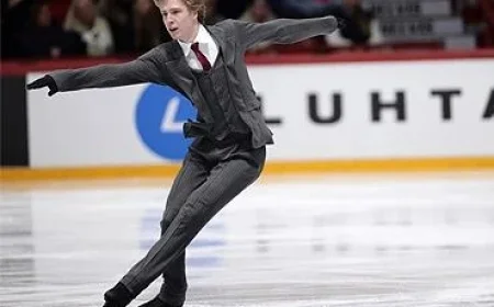 Stephen Gogolev Aims for Gold at Milano Cortina Skating Competition