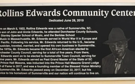 Summerville Celebrates the Legacy of Rollins Edwards