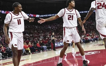 Karter Knox, D.J. Wagner Doubtful for Arkansas vs. Mississippi State Basketball