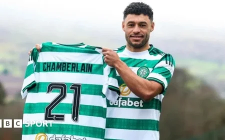 Oxlade-Chamberlain Joins Celtic, Calls Move a ‘Perfect Fit’ Until Summer