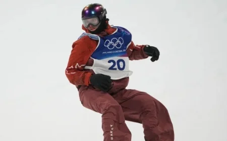 Francis Jobin of Canada Advances to Olympic Snowboard Big Air Final