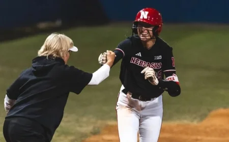 Nebraska Softball Rookies Excel in Opening Day Split