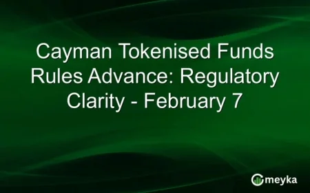 Cayman Advances Tokenised Funds Rules: Regulatory Clarity by February 7