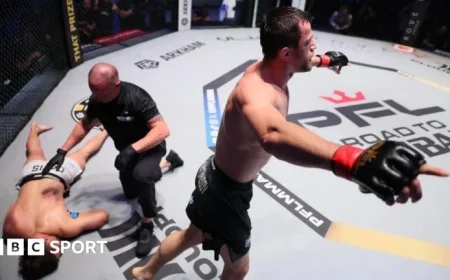 Usman Nurmagomedov Submits Alfie Davis to Retain Lightweight Title at PFL Dubai