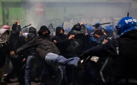 Winter Olympics Protest Over Costs and ICE Sparks Police Clash