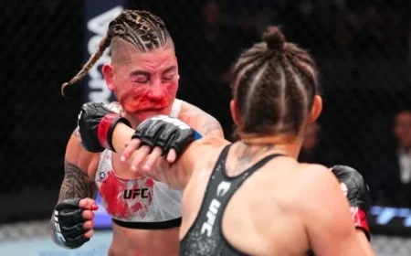 Amanda Nunes Coaches Priscila Pedrita in UFC Vegas 113 Opener Loss