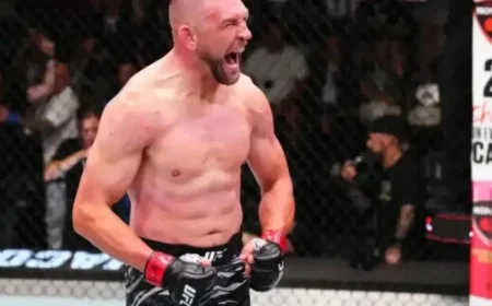 Jacoby Dominates with Fierce TKO at UFC Vegas 113