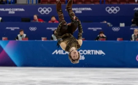 Ilia Malinin Executes First Olympic Backflip in 28 Years