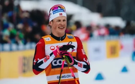 Klaebo Chases Olympic Record in Men’s Cross-Country Opener