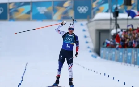 Live Updates: French Team Fights for 2026 Olympic Biathlon Gold