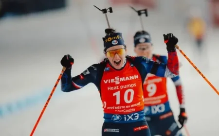 JO 2026: Fillon Maillet Misses Shot; Desloges Retains Medal in Biathlon