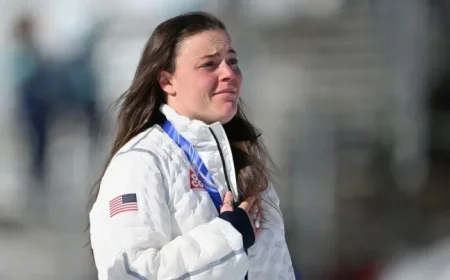 Breezy Johnson Claims Olympic Downhill Gold, Joins Lindsey Vonn as U.S. Champion