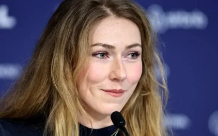 Mikaela Shiffrin Competes for USA Amid Political Turmoil