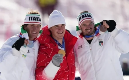 Swiss Skier Wins Milan’s First Gold on Debut Attempt