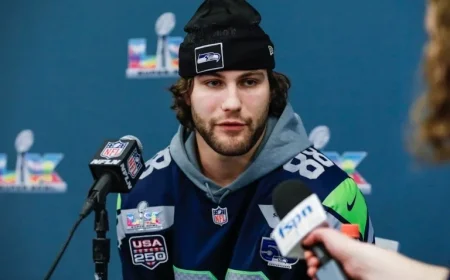 Seahawks’ A.J. Barner Aims to Rank Among NFL’s Elite Tight Ends