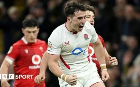 England Dominates Wales 48-7 in Six Nations 2026; Arundell Secures Hat-Trick