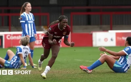 Asseyi’s Late Goal Seals West Ham’s 3-2 Upset Over Brighton