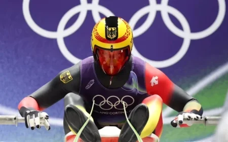 Max Langenhan Dominates Men’s Singles Luge at 2026 Winter Olympics