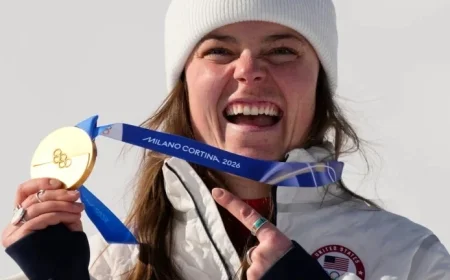 Breezy Johnson Wins America’s First 2026 Winter Olympics Medal in Downhill Skiing