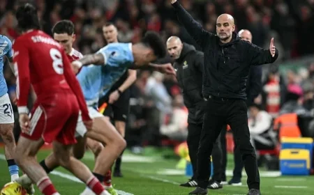 Referee’s Controversial Call in Liverpool vs Man City Ignites Debate