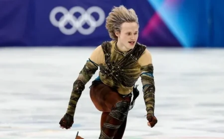 Ilia Malinin Shines in Olympic Debut, Secures Second Place
