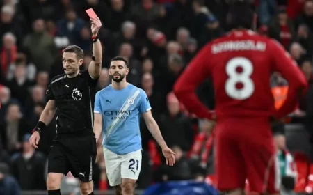 VAR Controversy Explained: Szoboszlai Sent Off in Man City’s Win Over Liverpool