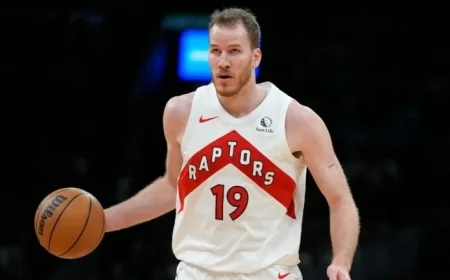 Raptors’ Poeltl Out; Quickley’s Status Uncertain for Pacers Game
