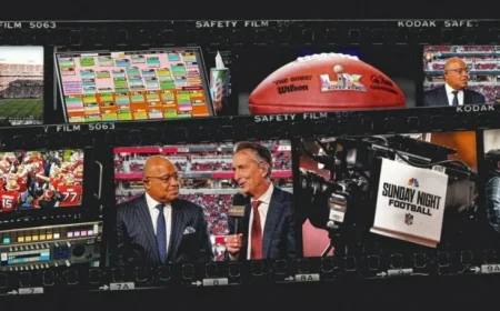 NBC’s Collinsworth, Tirico Gear Up for Super Bowl 60 Broadcast
