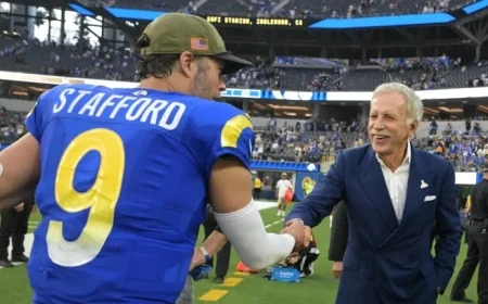 Rams Owner Stan Kroenke Celebrates Matthew Stafford’s Recent Honor