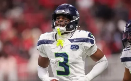 Girlfriend Supports Seahawks Rookie Nick Emmanwori with Custom Pants