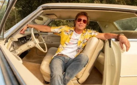 Brad Pitt Shines at Super Bowl with Once Upon a Time in Hollywood
