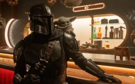 Super Bowl Spot: Mandalorian & Grogu Dash Through Snow in New Clip
