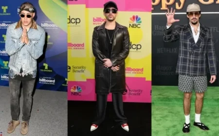Bad Bunny Transforms Shoe Style Over the Years (PHOTOS)