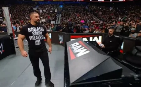 Bron Breakker Dismantles Announce Table, Vows Chaos at WWE Raw Post-Royal Rumble