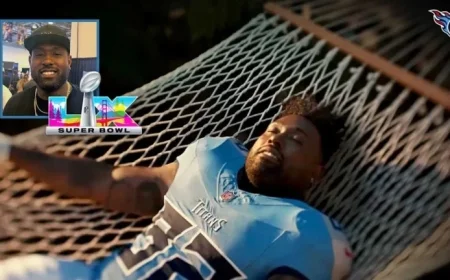 Delanie Walker Stars in Prostate Cancer Super Bowl Ad: “Relax Your Tight End”