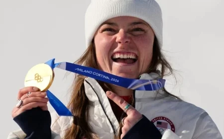 Breezy Johnson Wins Gold as Lindsey Vonn Crashes – The Washington Post