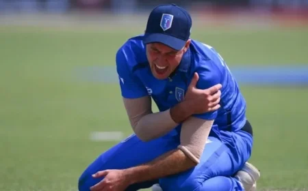 Italy’s Captain Wayne Madsen Suffers Shoulder Injury in T20 World Cup Opener