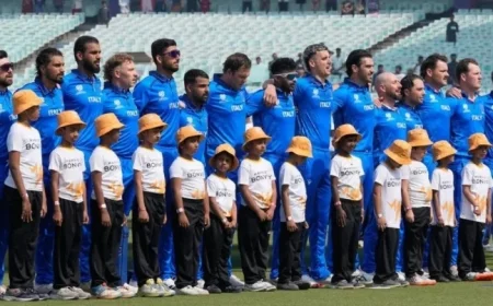 Italy Opts to Field First in T20 World Cup Debut vs Scotland